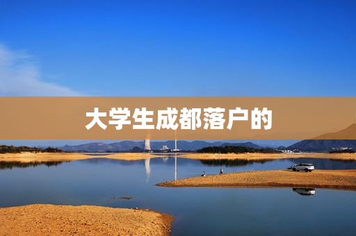 大学生成都落户的