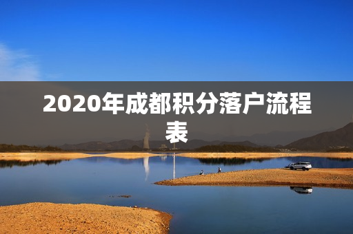 2020年成都积分落户流程表