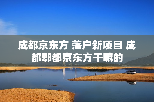 成都京东方 落户新项目 成都郫都京东方干嘛的