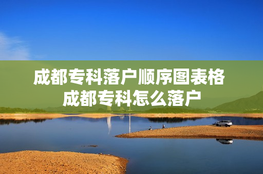成都专科落户顺序图表格 成都专科怎么落户