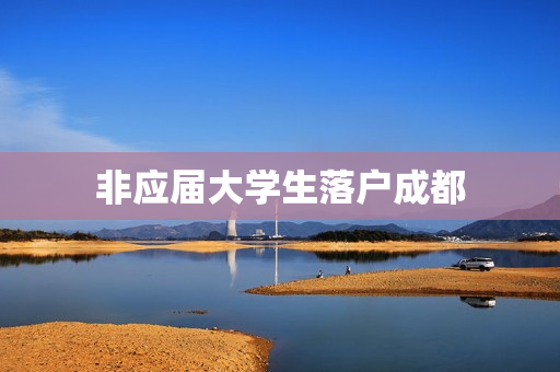 非应届大学生落户成都