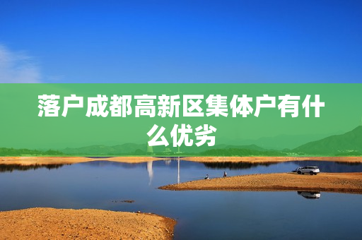 落户成都高新区集体户有什么优劣