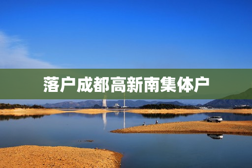 落户成都高新南集体户