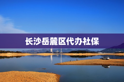 长沙岳麓区代办社保(长沙可以代缴社保吗)