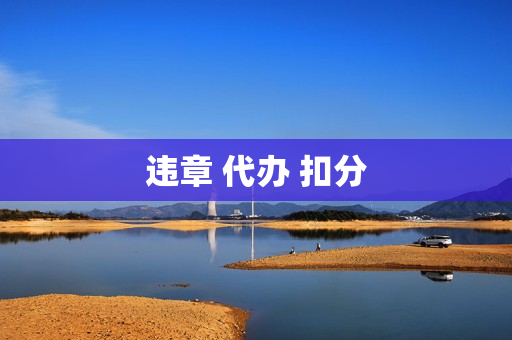 违章 代办 扣分(车辆违章代办处理)