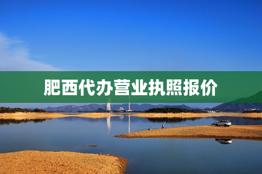肥西代办营业执照报价(代办注销营业执照)