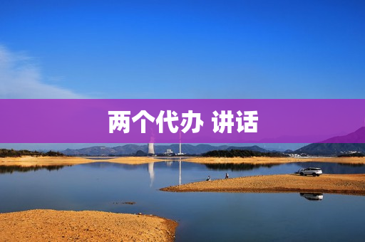 两个代办 讲话(接诉即办 发言稿)