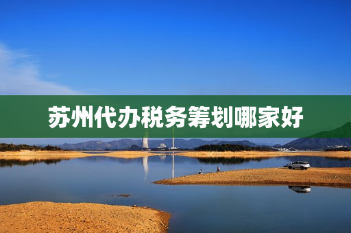 苏州代办税务筹划哪家好(税务筹划培训哪家好)