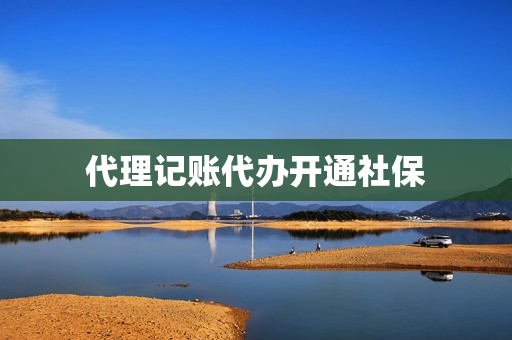 代理记账代办开通社保(代理记账包括办理社保吗)