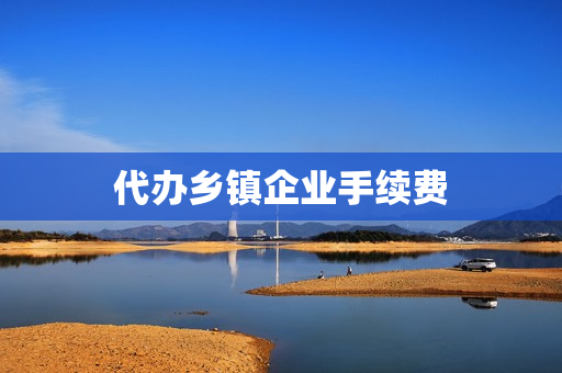 代办乡镇企业手续费(民办非企业单位代办)