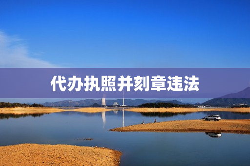代办执照并刻章违法(办完营业执照去哪里刻章)