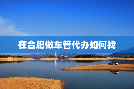 在合肥做车管代办如何找(车管所代办业务)