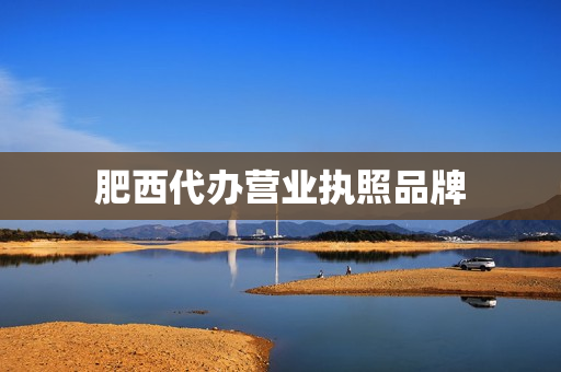 肥西代办营业执照品牌(南昌代办营业执照的正规公司)