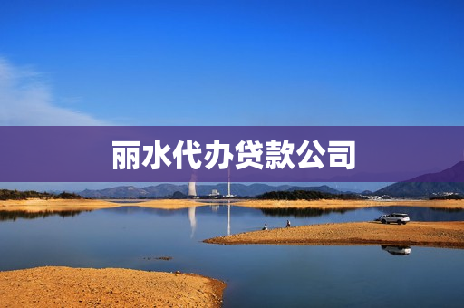 丽水代办贷款公司(苍南小额贷款的公司)