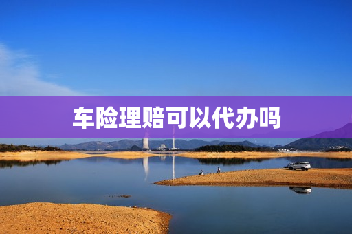 车险理赔可以代办吗(车险可以代办吗)