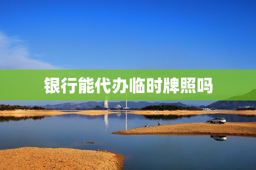 银行能代办临时牌照吗(代办临时牌照需要什么手续)