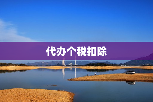 代办个税扣除(代办个人所得税)