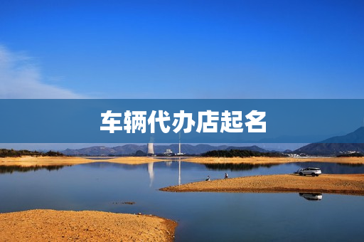 车辆代办店起名(车行起名字大全)