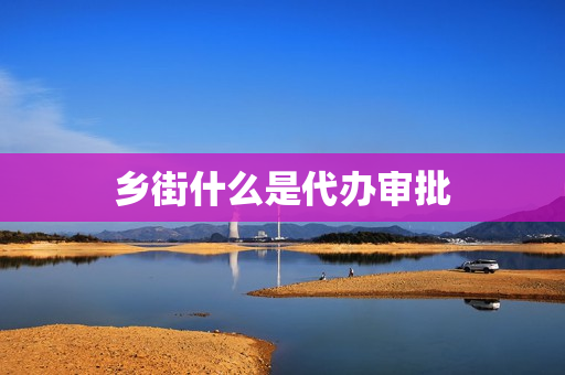 乡街什么是代办审批(乡镇行政审批局)