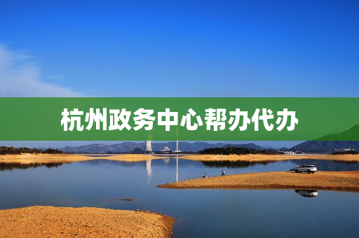 杭州政务中心帮办代办(政务帮办代办员辛苦吗)