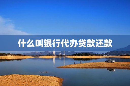 什么叫银行代办贷款还款(什么叫代办)