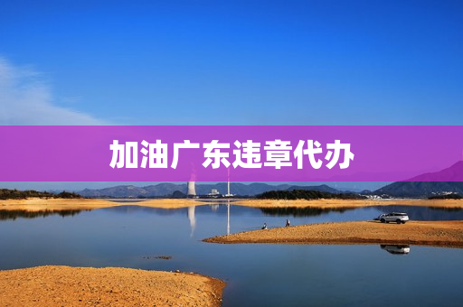 加油广东违章代办(违章代办代扣分)