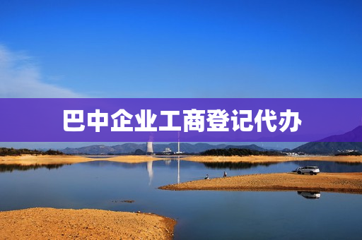 巴中企业工商登记代办(巴中营业执照在哪里办)