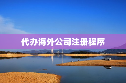 代办海外公司注册程序(代办公司注册大约需要多少钱)