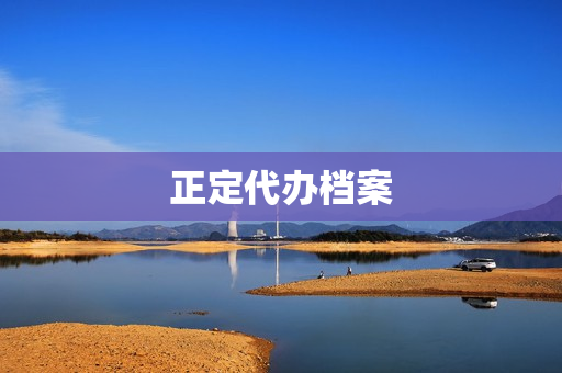 正定代办档案(正定县人才市场放档案)