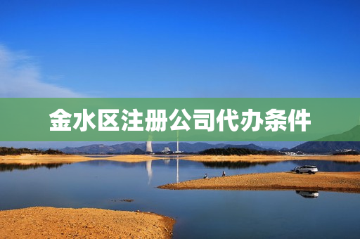 金水区注册公司代办条件(注册公司哪些条件)