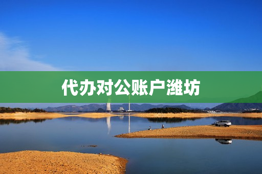 代办对公账户潍坊(对公账户办理流程)