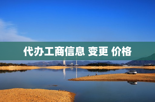 代办工商信息 变更 价格(工商变更代办费用多少)