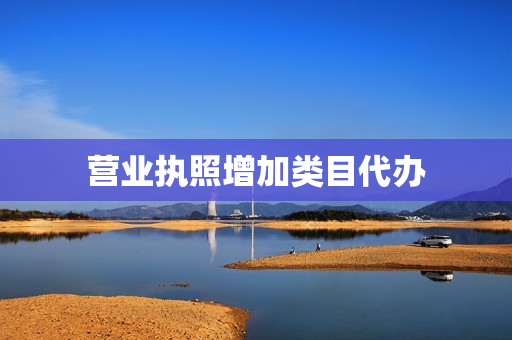 营业执照增加类目代办(营业执照类目明细)