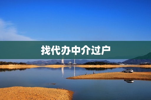 找代办中介过户(自己找中介过户)