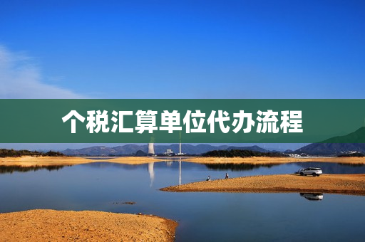 个税汇算单位代办流程(单位代缴个税方法和流程)