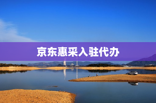 京东惠采入驻代办(京东慧采入驻条件及费用2023)