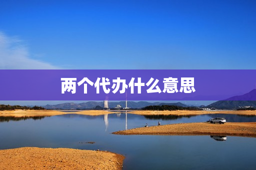 两个代办什么意思(代办是什么工作)