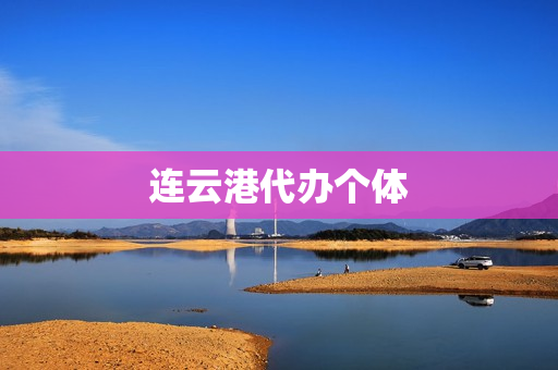 连云港代办个体(连云港个体户营业执照)